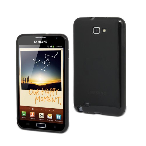 Coque Minigel NOIR pour Samsung Galaxy Note N7000 