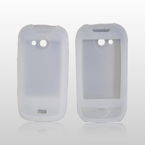 Housse / Etui Silicone Blanc pour Samsung S5560 Ma