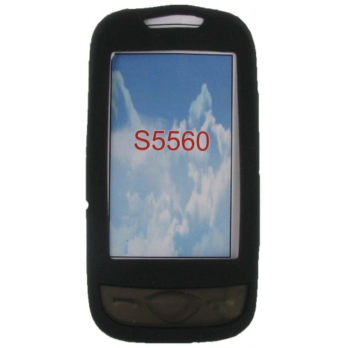 Housse / Etui Silicone Noir pour Samsung S5560 Mar