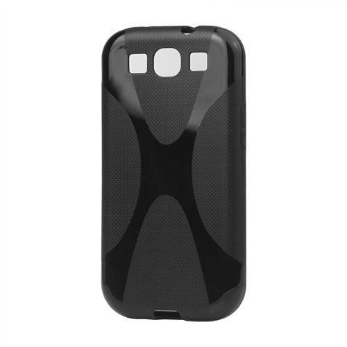 Housse / Etui Minigel X-Line Noir pour Samsung I93