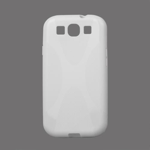 Housse / Etui Minigel X-Line Blanc pour Samsung I9