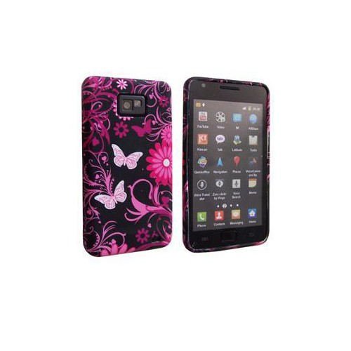 Coque arrière MiniGel avec motifs Fleurs/Papillon