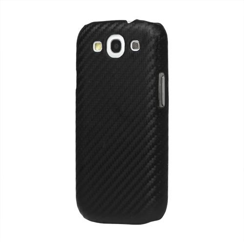 COQUE CARBONE NOIR pour Samsung I9300 Galaxy S III