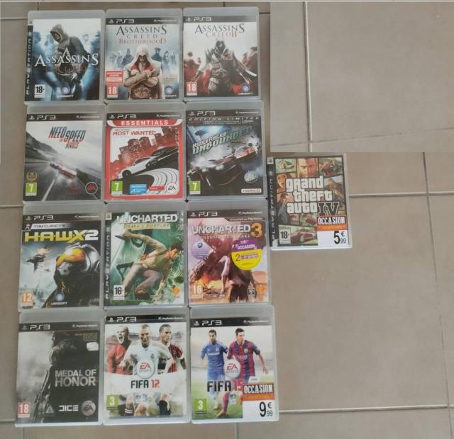 Jeux PS3 Lot ou détail