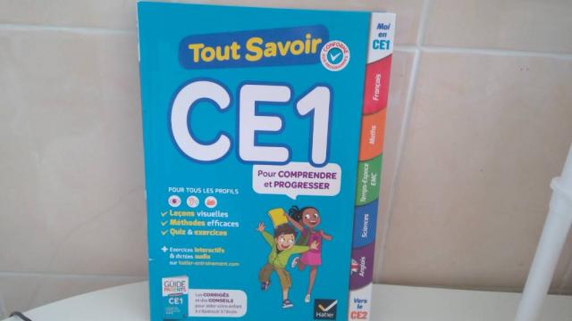 MANUEL SCOLAIRE TOUT SAVOIR CE1 vers CE2