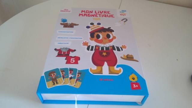 MON LIVRE MAGNETIQUE TOM (piccic toys)