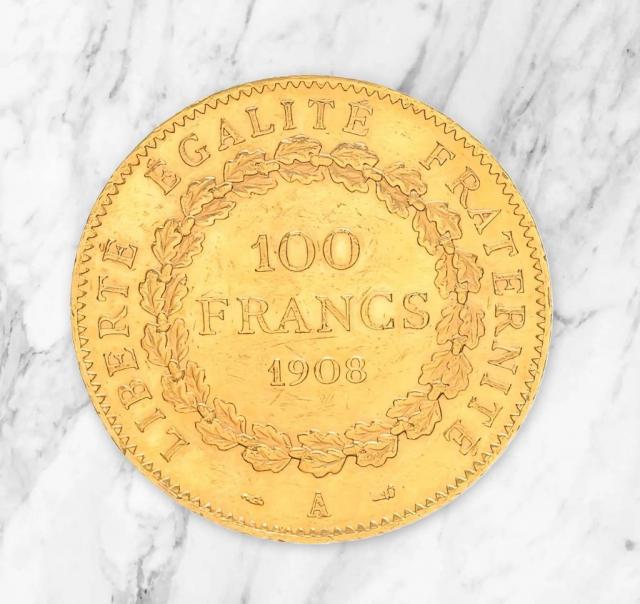 France 100 Francs Or 1908