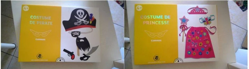 Costume pirate / princesse à assembler