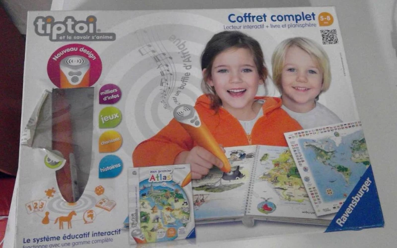 24€ Tiptoi coffret lecteur interactif