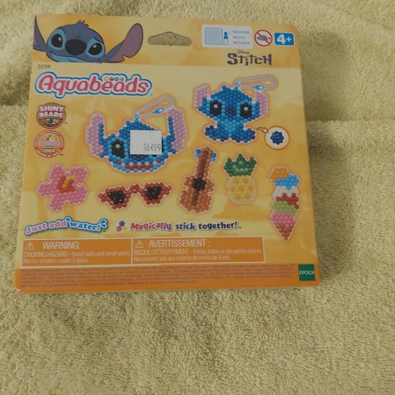 14€ Kit porte clés Stitch (Aquabeads)